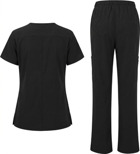 Tenues médicales unisexes 100 % coton avec logo personnalisé, détection d'aiguilles intégrée, conçues pour les médecins et les infirmières des hôpitaux – Vente chaude - Product Image 3