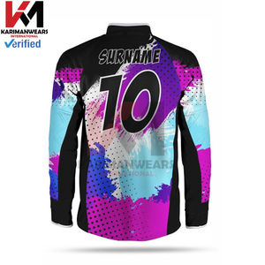 Camiseta de Paintball Personalizada con Impresión, Tela de Poliéster Resistente, Tecnología de Secado Rápido, Diseño de Manga Larga, Gráficos Sublimados para Exteriores - Product Image 3