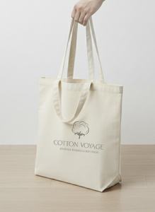 Bolsas de Tela de Algodón Ecológicas al por Mayor con Asas Largas y Logotipo Personalizado Impreso, Bolsas de Compras de Material Sólido - Product Image 5