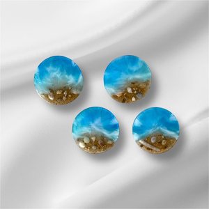 Resin Coasters with Neon Colors for Bold and Fun <b>Table</b> Settings Set of 4 with extra Greatest Design & Quality - Product Image 5