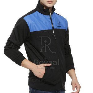 New Design Stand Collar Bomber <b>Jackets</b> For Men <b>Long</b> Sleeves Full Zipper Men Bomber <b>Winter</b> <b>Jacket</b> - Product Image 3
