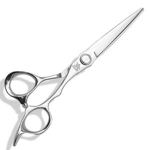 Ciseaux de coiffure professionnels en acier japonais, lame tranchante réutilisable, pour droitiers, usage en salon, réduction du bruit, vis réglable - Product Image 3