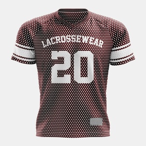 Maillot de lacrosse réversible imprimé en gros pour filles et garçons, design personnalisé, entièrement sublimé, qualité supérieure, uniforme de lacrosse - Product Image 5
