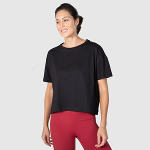 Camisetas de Mujer de Estilo Único a Bajo Precio, Poliéster/Algodón, Cantidad al por Mayor, Transpirables y Cómodas, de Manga Corta - Product Image 1
