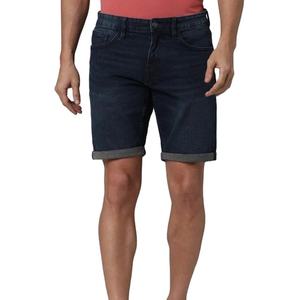 Streetwear à la mode tendance 2025, short en jean brodé avec logo personnalisé pour hommes, respirant, vente en gros, vente chaude - Product Image 1