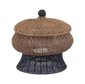 Modern Geometric Enamel Food Warmers Satin Finish Designer Casseroles with High Stand <b>Large</b> Hotpot for Event Catering - Product Image 5