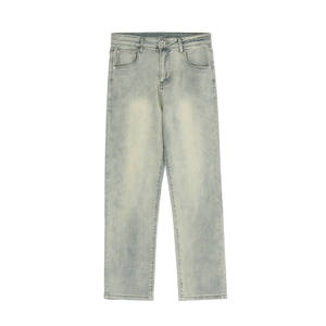 MEESAM Jeans de Mezclilla para Hombre y Mujer, 100% Algodón, Secado Rápido, Resistentes, con Relieve, Varios Colores, Corte Regular, Lavado Casual, Rectos - Product Image 1