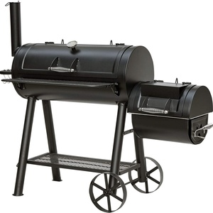 <span class=keywords><strong>Barbecue</strong></span> fumoir de style texan américain avec structure en acier robuste pour utilisation en extérieur - Product Image 2