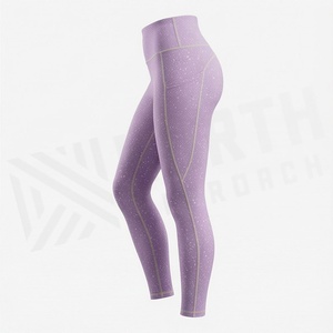 High Waist Winter Warm Thick Cotton Spandex <b>Tie</b> Dye Leggings For Women Breathable Gym Fitness Activewear Yoga Pants - Product Image 3