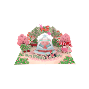 Tarjeta de papel hecha a mano con diseño de pareja de perros, tarjeta emergente con tema de amor, diseño de San Valentín, tarjetas de felicitación para pareja, tarjeta emergente 3D - Product Image 3