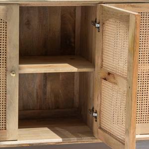Aparador de Ratán de 3 Puertas Vandana Pebble Solace para Interiores y Exteriores Modernos y Elegantes - Product Image 2