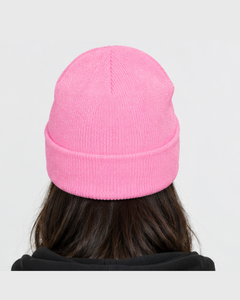 Gorro de Punto Holgado para Mujer, Suave, 100% Poliéster, Diseño con Lazo y Puño, Moderno, Bonito y Térmico para Invierno - Product Image 4