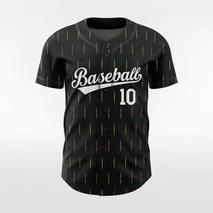 Maillot de baseball personnalisé, design par sublimation, vente en gros de maillots de baseball, uniforme de baseball à deux boutons - Product Image 1
