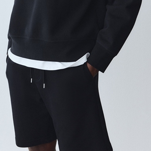 Shorts et T-shirt Athlétiques Vintage Oversize en Polyester Imprimé Personnalisé, Anti-Plis, Impression Numérique, Logo Avant, Rose Bébé, Cordon de Serrage - Product Image 5