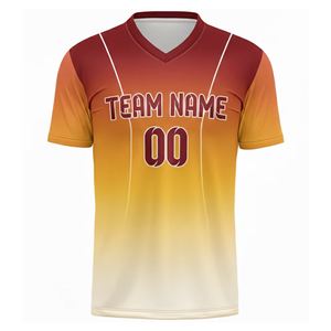 Maillots de sport surdimensionnés à col rond avec logo personnalisé, nom de l'équipe, numéro du joueur, 100% polyester, maille légère, uni - Product Image 5