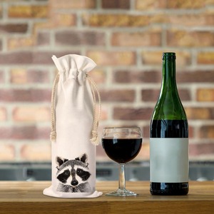 Heavy Duty Cotton <b>Canvas</b> Bottle Carrier Reusable Gift <b>Bag</b> - Product Image 5