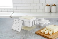 FLORAL INTERNATIONAL Presse à Fromage Manuelle Portable en Plastique, Boîte à Filtre pour Yaourt, Presse à Tofu, Contenant Sans BPA, Écologique