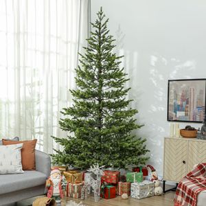 Albero di Natale Artificiale Sparse da 2,7 m con Supporto in Acciaio, 4306 Punte, per Decorazioni Natalizie Casa e Ufficio - Product Image 2