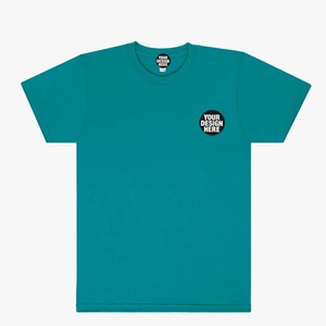Camisetas al por mayor de algodón fino con cuello redondo, personalizables con estampado, fabricadas en EE. UU. - Product Image 1