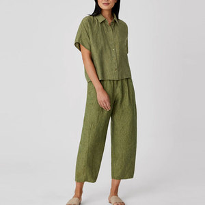 ชุดเซ็ตใหม่สำหรับฤดูหนาว ชุดลำลองผู้หญิงสองชิ้น ผ้าฝ้ายฟลีซเนื้อนุ่ม 100% เสื้อและกางเกงขายาว เหมาะสำหรับใส่ที่บ้าน ใส่ทุกวัน หรือใส่ไปเที่ยวช่วงสุดสัปดาห์ - Product Image 1