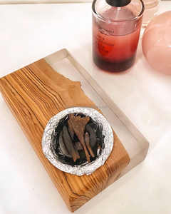 Timeless Oud Art Handcrafted Epoxy Resin and Natural Acacia Wood <b>Bukhoor</b> <b>Burner</b> Designer Home Fragrance Accent for Festive Use - Product Image 4