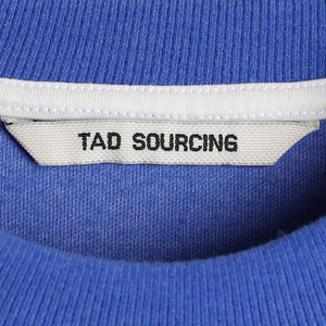 Camiseta Azul Estampada Extra Grande para Hombre, Tela CVC de 200 GSM, 70% Algodón, 30% Poliéster, Fabricante Personalizado OEM ODM - Product Image 6