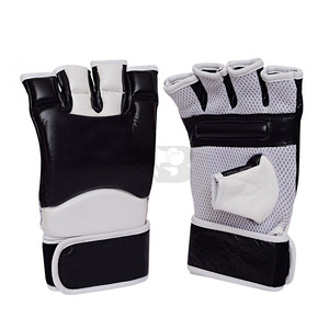 Équipement de boxe professionnel, gants en cuir MMA, demi-doigts, cuir de vache véritable, gants MMA durables, 2026 - Product Image 4