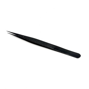 Pinzas para Pestañas de Alta Calidad, Rectas y Puntiagudas en Color Negro Belleza de Gray Rocks - Product Image 4