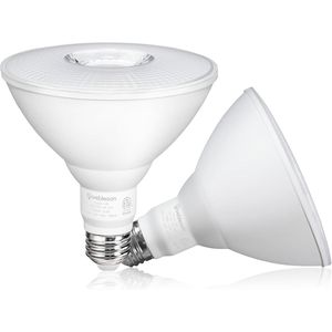 Confezione da 2 Lampadine LED PAR38 Dimmerabili IP65, Equivalente a 120W, per Illuminazione Esterna di Patio, Giardino, Portico, Vialetto e Garage - Product Image 1