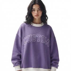 Sweat-shirt rose oversize à col montant pour femme, imprimé lettres, épaules tombantes, manches longues, style streetwear décontracté, haut tendance pour l'automne - Product Image 3