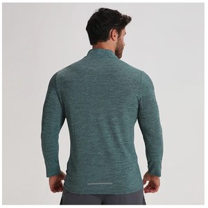 Camiseta de Punto para Hombre, Cuello Redondo, Manga Corta, Verde, 100% Algodón, Transpirable, Secado Rápido, Corte Regular, Informal - Product Image 3