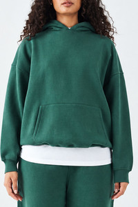<b>Women</b> Dark Green Oversized Hoodie Jogger Set Casual Two Piece Tracksuit Streetwear Lounge Wear Pullover <b>Sweatpants</b> <b>Women</b> Outfit - Product Image 4
