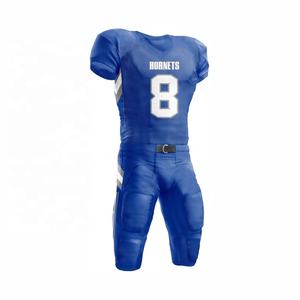 Uniforme de Fútbol Americano Sublimado Personalizado, de Alta Calidad, con Pantalones Cortos de Compresión para Competición - Product Image 5