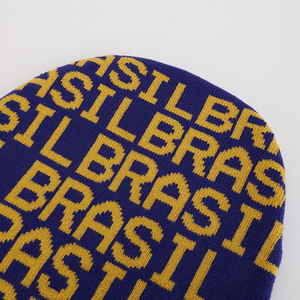 Gorros de Jacquard de Alta Calidad con Logotipo Personalizado, Gorro de Punto Estilo Slouchy para Invierno, Gran Venta - Product Image 4