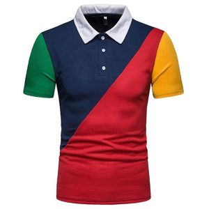 Camiseta Polo Personalizada para Hombre, Color Rojo, Transpirable, Manga Corta, Color Sólido, Tejido de Punto, Estilo Casual - Product Image 1
