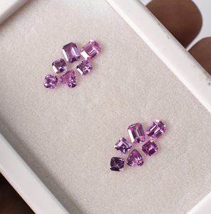 Piedra Preciosa de Zafiro Rosa Natural, Pequeña, Calibrada, para la Elaboración de Joyería - Product Image 4