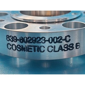 Composant usiné circulaire Lam Research 2300 Exelan Flex45, utilisé comme tel quel, équipement semi-conducteur d'époque - Product Image 1