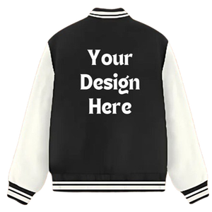 Veste universitaire personnalisée pour homme, bordures côtelées rayées, fermeture à boutons pression, parfaite pour un usage unisexe, veste en laine de haute qualité - Product Image 5