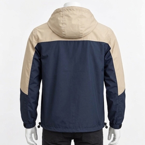 Chaqueta Cortavientos Impermeable de Poliéster para Hombre, Invierno 2026, Nueva, Personalizada, con Capucha, Tipo Gabardina - Product Image 2
