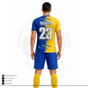 Wholesale Custom Soccer Uniforms Men Professional Team Sport Jersey Breathable Moisture Wicking Athletic Match <b>Kit</b> High Quality - Product Image 2