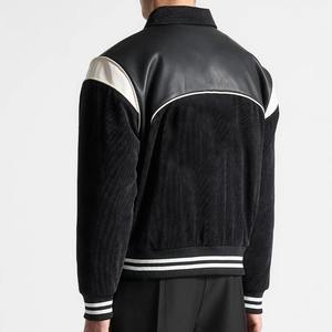 Veste universitaire personnalisée avec patch brodé pour hommes, veste de haute qualité à prix abordable - Product Image 4