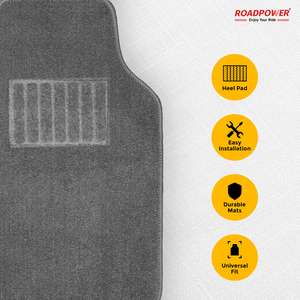 Alfombrillas de Coche ROADPOWER (RP-MAT-033) Premium de 5 Piezas, Duraderas, Diseño de Fácil Colocación, Tela Resistente de Alta Calidad con Bordes Reforzados - Product Image 3