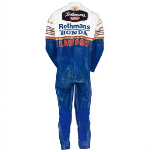 ชุดขับขี่มอเตอร์ไซค์หนังวัว/หนังจิงโจ้ Eddie Lawson Rothmans Zonda Leathers MotoCP 1 ชิ้น สำหรับนักขี่มอเตอร์ไซค์ ระดับ 2 พร้อมอุปกรณ์ป้องกัน - Product Image 2