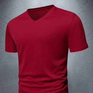 เสื้อยืดผู้ชายทรงหลวม ผ้าคอตตอน 100% คุณภาพสูง ไม่เป็นขุย แขนสั้น เหมาะสำหรับสั่งซื้อจำนวนมาก - Product Image 2