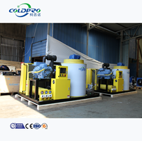 Machine à glace en flocons COLDPRO compacte de 5 tonnes pour supermarchés et restaurants, facile à nettoyer, 220V/380V