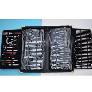 Kit de Instrumentos Quirúrgicos Ortopédicos Profesionales - Pinzas de Acero Inoxidable Reutilizables de Grado Quirúrgico, Certificación CE, Color Rosa - Product Image 1