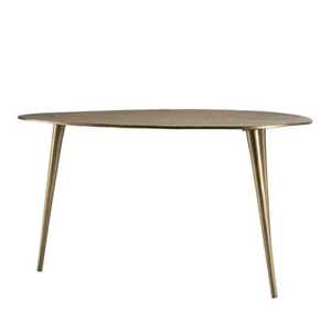 Mesa de Centro Redonda Moderna con Acabado Martillado, 42 cm de Diámetro, Muebles Contemporáneos para Sala de Estar - Product Image 2