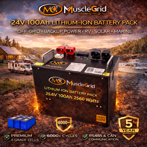 Batterie intelligente LiFePO4 Thunder Pro 51,2 V 100 Ah, conception robuste, écran d'affichage, équilibrage actif, LFP liquide 48 V nominal - Product Image 4