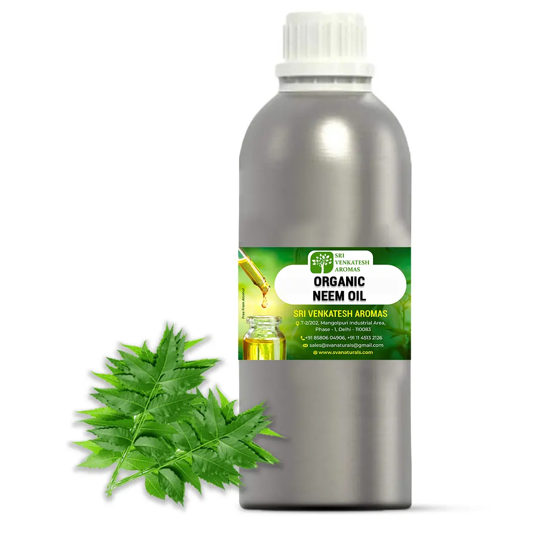 Aceite esencial de neem orgánico de alta calidad de Sri Venkatesh Aromas