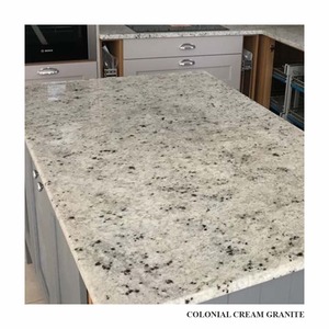 Dalles de granit crème colonial populaire, surface en pierre naturelle de qualité supérieure pour comptoirs de cuisine, usage commercial et résidentiel - Product Image 4